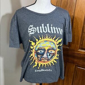 Sublime Women's Charcoal Graphic Tee